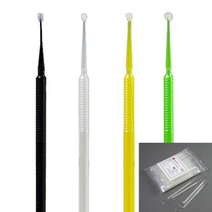 MICROAPLICADOR RECTO - 1 MM BLANCO (100 U.)