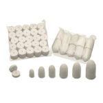 Ruedas y conos de fieltro