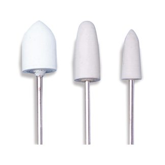 pointes montées en silicone blanc