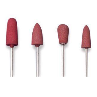 pointes montées en silicone marron