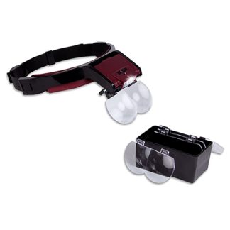 lupa de aumento con iluminación frontal