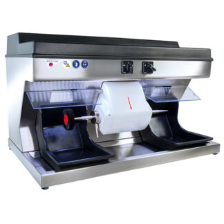 Box con pulidora con aspiración