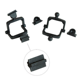 Articulador de plástico desechable - Negro - Reposición 100 u.