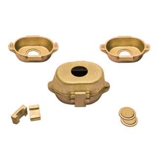 Mufla de dos pitones y cuñas