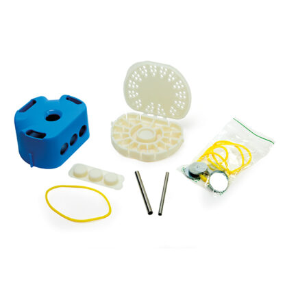 Mufla de vertido para resinas