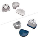 Muflas para duplicar de aluminio con tapa lisa