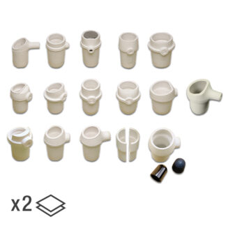 crisoles oxido silicio doble capa