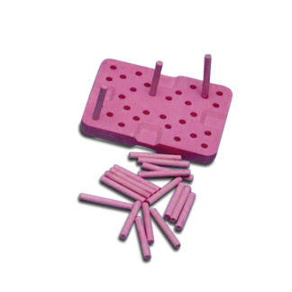 PLATEAU ROSE POUR FOUR CERAMIQUE AVEC SUPPORTS