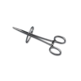 PINZA MOSQUITO CON ARO PARA CERAMICA RECTA