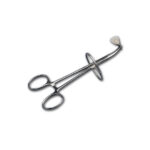 PINCES COURBES DE SERRAGE AVEC ANNEAU D'APPUI