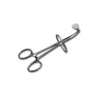 PINCES COURBES DE SERRAGE AVEC ANNEAU D'APPUI