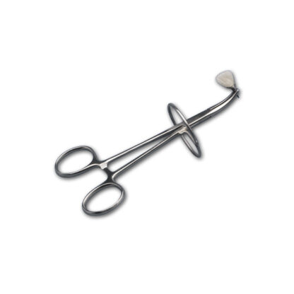 PINCES COURBES DE SERRAGE AVEC ANNEAU D'APPUI